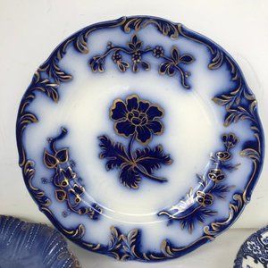 Stunning Flow Blue Plates For Walls Flow Blue dinner Plates Blue and White China